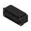 PCB plug-in connector, male header, Flange, THT/THR solder connection, 3.81 mm, Number of poles: 24, 90°, Solder pin length (l): 3.2 mm, tinned, black, Box thumbnail 2