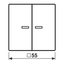 Rocker for push-button 1-gang, lens, arr AS102KO5P thumbnail 4