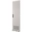 XLSD3R143 Section door, ventilated IP31, hinges right, HxW = 1400 x 300mm, grey thumbnail 1