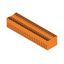 PCB plug-in connector, male header, closed side, THT solder connection, 5.00 mm, Number of poles: 46, 180°, Solder pin length (l): 3.2 mm, tinned, orange, Box thumbnail 2