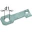 Connection bracket IF3 straight bore diameter d1 22 mm thumbnail 1