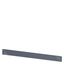 SIVACON, mounting plate, mounting with bracket, perforated, H: 100 mm, W: 1200 mm, zinc-plated The thumbnail 1