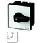 P3-100/E On-Off switch, P3, 100 A, flush mounting, 3 pole, with black thumb grip and front plate thumbnail 1