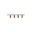 BUSBAR, low voltage, 100 A, AC 600 V, DC 1000 V, 15 x 16 x 106 mm, 6P, UL thumbnail 2