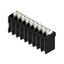 Printed circuit board terminals, 3.50 mm, Number of poles: 9, 180°, Solder pin length (l): 1.5 mm, black, PUSH IN with actuator, Clamping range, max. : 1.5 mm², Tube thumbnail 3