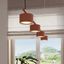 Chandelier AURA 4 red ochre Gx53 thumbnail 5