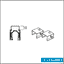3PH/L3+DALI MONT-ZUBEH SCHIENE 3STCK - 3PH/L3+DALI fixing items (set of 3) thumbnail 2
