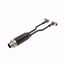 2-Way Splitter Y-Splitter with Cable, Male M12 × 1 - 2x Female M8 × 1   VBRS4.4-2PKW3M-1.5/1.5/TEL thumbnail 2