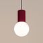Pendant lamp HALO 1 burgundy thumbnail 5