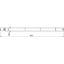 Handle extension with plug-in coupling red/white D 43mm L 1035mm thumbnail 2