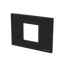Frame - 1-gang / 2-modules - Niessen logo - Basic - Matt Black thumbnail 2