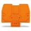 End and intermediate plate 2 mm thick orange thumbnail 1