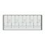 Meter box insert 1-row, 5 meter boards / 9 Modul heights thumbnail 1