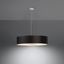 CHANDELIER SCALE 50 BLACK E27 5X60W IP20 thumbnail 6