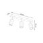CEILING LAMP ZEKE 3 OAK GU10 3X40W IP20 thumbnail 3