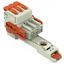 1-conductor female connector lever Push-in CAGE CLAMP® light gray thumbnail 1