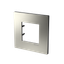Frame 1-gang / 2-modules - Niessen logo - S - Nickel thumbnail 2