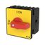 P3 On-off switch, 80 A,Flush mounting, 4 pole, Form E, Red, Short thum thumbnail 2