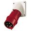 Toestelcontactstop 32A 5P 6H 400V IP44 thumbnail 1