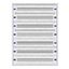 Installation insert 3-21L complete, 7 rows, plastic thumbnail 2