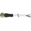 M12 female 0° A-cod. with cable PUR 4x0.34 gy UL/CSA+drag ch. 10m PU = thumbnail 2