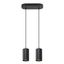 ASTO TUBE, pendant light, GU10, pendant length 250 cm, 2x max. 10 W, black thumbnail 1