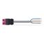 pre-assembled connecting cable;Eca;Plug/open-ended;pink thumbnail 3