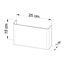 WALL LAMP COPERTURA WHITE G9 2X40W IP20 thumbnail 8