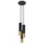 LOOPEZ 3P HANGING LAMP BLACK/GOLD GU10 3X40W IP20 thumbnail 1
