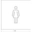 Foil for LED signal insert, with "female" symbol, A.x/C.x thumbnail 2