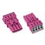 Socket 4-pole Cod. B pink thumbnail 1