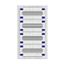 Installation insert 1-12L complete, 4 rows, plastic thumbnail 2