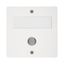 Wireless doorbell plate, surface-mounted, white; ETA wireless surface-mounted, white thumbnail 1