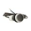 C22-D-S-K01-P62 Pushbutton, Flat, momentary, 1 NC, Cable (black) with non-terminated end, 4 pole, 1 m, black, Blank, Bezel: titanium thumbnail 16