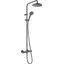 Vernis Blend shower system with thermostat, black thumbnail 1