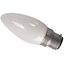 Incandescent Bulb C35 230V 60W BA15D frosted Bellight thumbnail 3