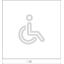 Foil for LED signal insert, with "wheelchair" symbol, A.x/C.x thumbnail 2