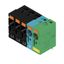 Printed circuit board terminals, 7.50 mm, Number of poles: 5, 90°, Solder pin length (l): 5 mm, tinned, black, PUSH IN without actuator, Clamping range, max. : 6 mm², Box thumbnail 1