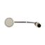 C22-D-W-K10-P3 Pushbutton, Flat, momentary, 1 N/O, Cable (black) with M12A plug, 4 pole, 0.5 m, White, Blank, Bezel: titanium thumbnail 7