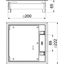 GES4-2U10T 7011 Service outlet for universal mounting 222x222x65 thumbnail 2