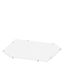 Floor plate for corner cubicle, IP55, D: 400 mm thumbnail 2