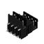 PCB plug-in connector, male header, open side, THT solder connection, 5.08 mm, Number of poles: 8, 90°, Solder pin length (l): 3.2 mm, tinned, black, Box thumbnail 4