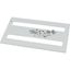 XMMC0806C Front cover, +mounting kit, for FAZ, vertical, HxW=200x600mm, grey thumbnail 4