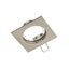 Spot luminaire housing PORTO, IP20, square, stainless steel thumbnail 1