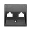 Cover for Double Data Sockets, anthracite thumbnail 2