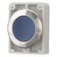 M30I-FDL-B Illuminated pushbutton actuator, RMQ-Titan, flat, momentary, Blue, blank, Front ring stainless steel thumbnail 4