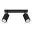 CEILING STRIP WITH TWO MOVABLE SPOTLIGHTS FOR HALLWAY, CARBON SERIES 2XGU10 thumbnail 10