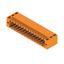 PCB plug-in connector, male header, Flange, THT solder connection, 3.50 mm, Number of poles: 28, 90°, Solder pin length (l): 3.5 mm, tinned, orange, Box thumbnail 2