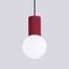 Pendant lamp HALO 1 burgundy thumbnail 3