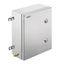 Klippon TB QL (Terminal Box - Quarter Lock), Empty enclosure, stainless steel enclosure, Height: 350 mm, Width: 260 mm, Depth: 200 mm, Material: Stainless steel 1.4404 (316L), electropolished, silver thumbnail 1